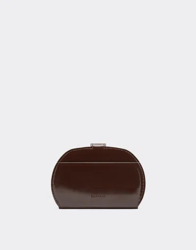 Ferrari Dino Glossy Leather Folding Wallet