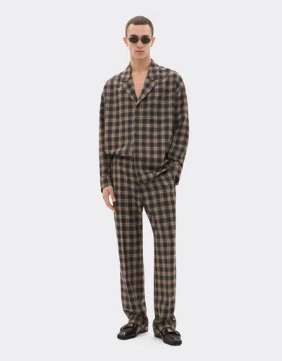 Ferrari Tartan Wool Shirt