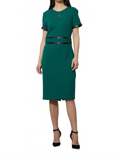 Joseph Ribkoff Sheath Knee-length Dress In Emerald Gree In Green