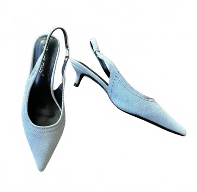 Hallelu Women's Denim Heels In Blue