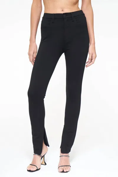 Pistola Kendall High Rise King Scuba Pant In Black In Black