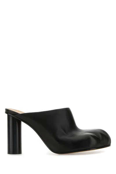 Jw Anderson Black Paw Leather Mules