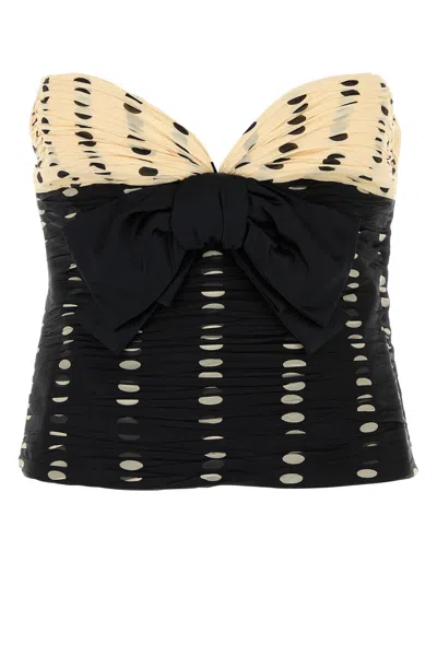 Valentino Garavani Plusdepois Print Chiffon Top