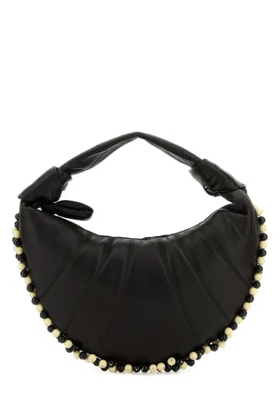 Lemaire Chocolate Nappa Leather Mini Fortune Handbag