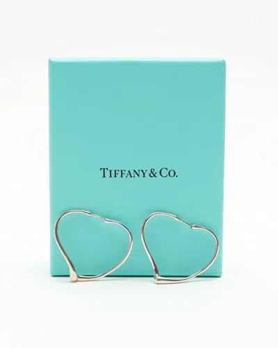 Tiffany & Co Elsa Peretti Open Heart Hoop Earrings