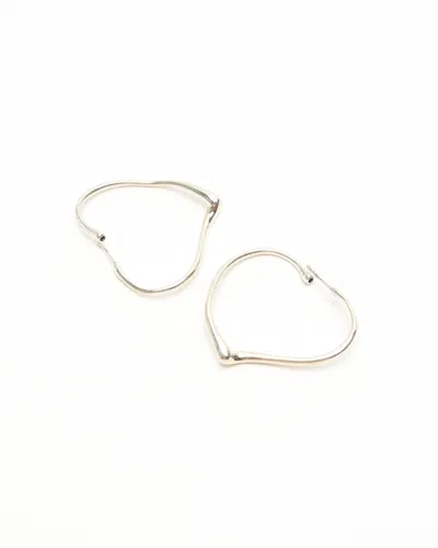 Tiffany & Co Elsa Peretti Open Heart Hoop Earrings