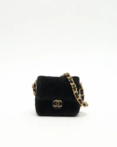 Pre-owned Chanel Velvet Classic Mini Bag
