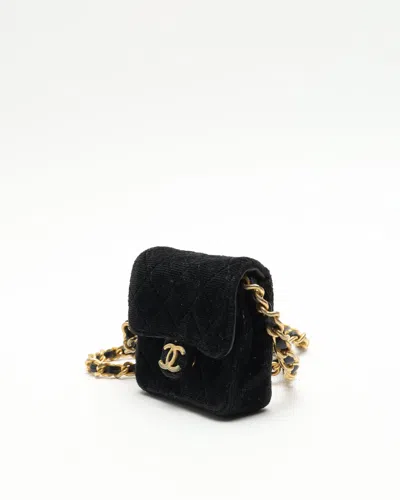 Pre-owned Chanel Velvet Classic Mini Bag