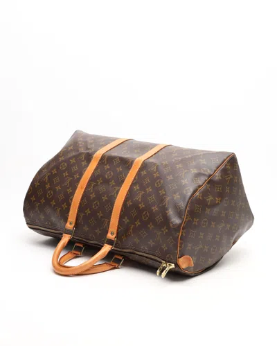 Pre-owned Louis Vuitton Monogram Keepall 50 Weekend Bag