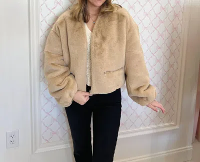 Design History Neptune Jacket In Chai In Nude