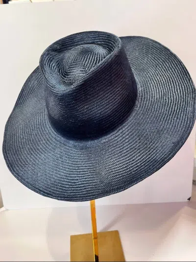 Reinhard Plank Forte Brimmed Straw Hat In Blue