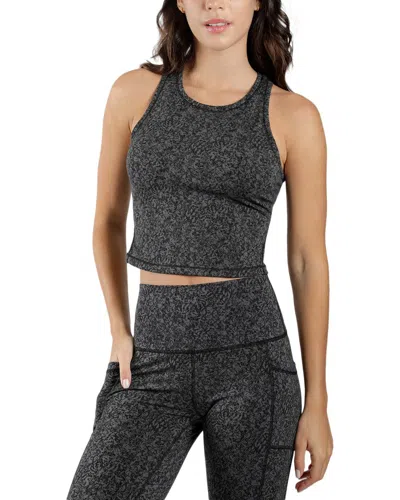 Yogalicious Crop Tank In Gray