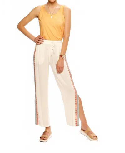 Paparazzi Women's Crinkled Pull On Pant In Ivory In Neutral