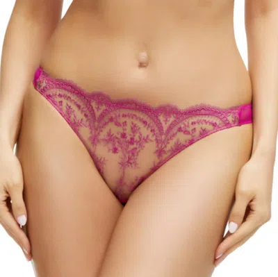 Dita Von Teese Severine G-string In Rubine Red In Purple