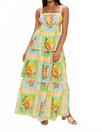 Show Me Your Mumu Peyton Midi Dress In Country Bouquet Print In Multi