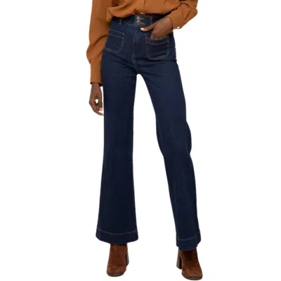 Oraije Paris Elena Flare Jeans In Navy