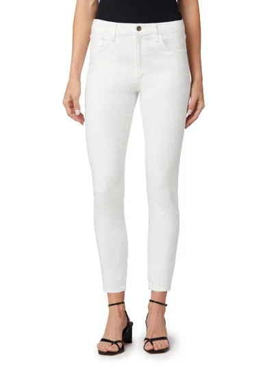 Joe's Jeans Charlee High Rise Skinny Crop Jeans In Moonlight In White