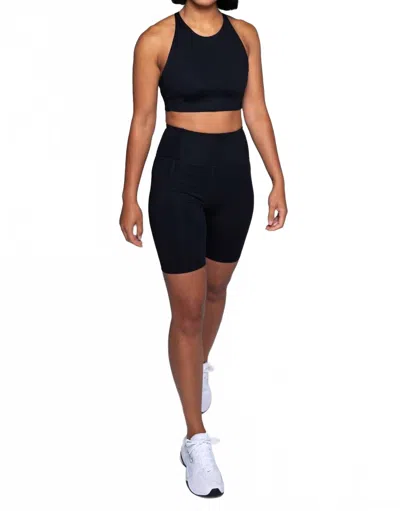 Girlfriend Collective Topanga Bra In Black In Black