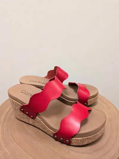 Corkys Footwear Women Obviously Wedge In Red