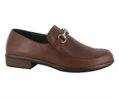 Naot Bentu Loafer In Soft Chestnut Leather In Brown
