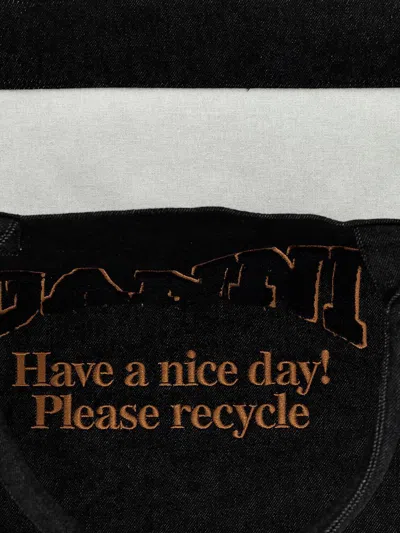 Ganni 'xxl Denim' Shopping Bag