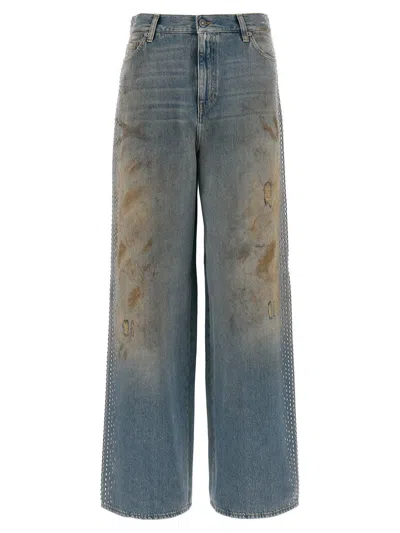 Golden Goose Distressed-effect Jeans In Blue