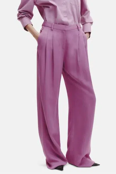 Twp Sulli Mid-rise Straight Leg Pant In Lilac In Purple