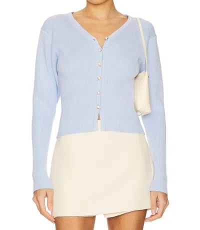 Astr Delynn Cardigan In Blue