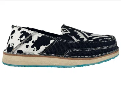 Very G Women's Jen Slip-on Shoe In Black & White