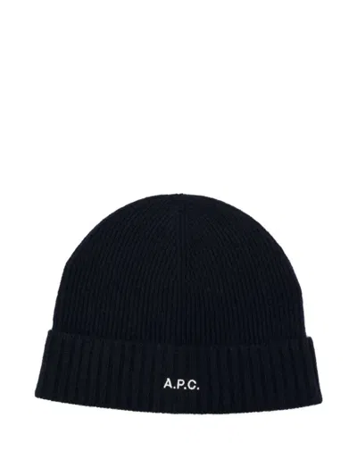Apc Ribbed Wool Beanie