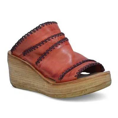 As98 Women's Nelson Wedge Sandals In Mars