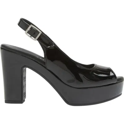 Cordani Women's Tyler Peep Toe Slingback Pump In Vernice Nero