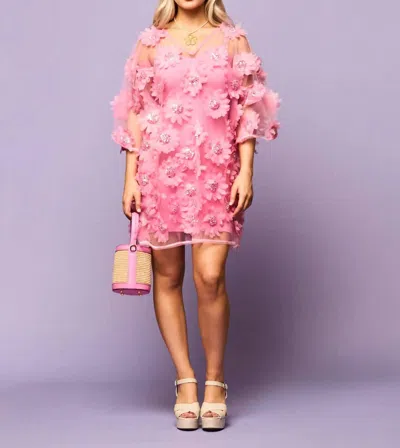 Tela Luxury Mercantile West Palm Short Mini Dress In Pink