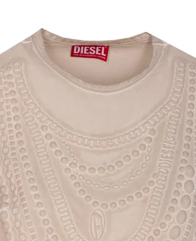 Diesel T-shirts And Polos In Neutral