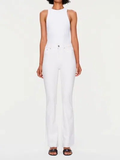 Dl1961 - Women's Bridget Boot High Rise Instasculpt Jeans In White In White