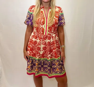 Joy Joy Maria Dress In Multicolor In Multi