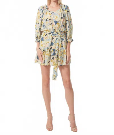 Gilner Farrar Mel Mini Dress In Cotswold Print In Brown