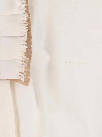 Marni Ruffled Blouse In Neutral