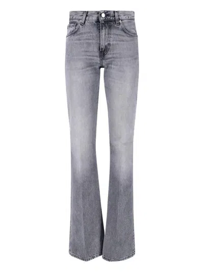 Haikure Straight Leg Trousers With Belt Loops