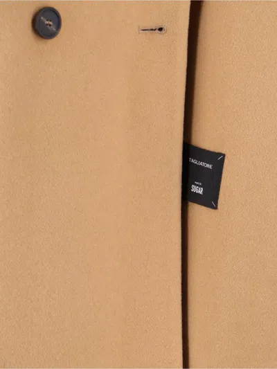 Tagliatore Jole Cashmere Midi Coat In Brown