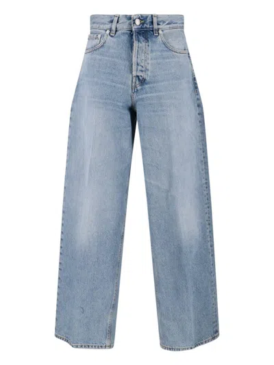 Haikure Straight Leg Trousers Belt Loops