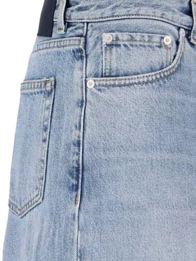 Haikure Straight Leg Trousers Belt Loops