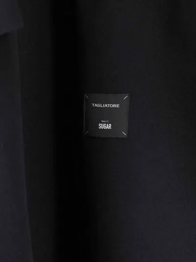 Tagliatore Casual Jacket With Button Detailing And Flap Pockets In Black