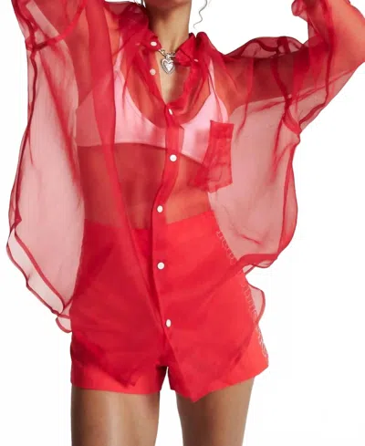 Summi Summi Mercurio Shirt In Red