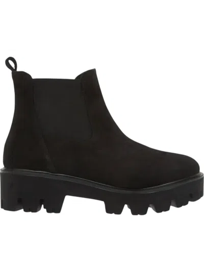 Cordani Women's Alicia Lug Chelsea Boots In Camoscio Nero