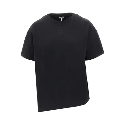 Loewe Gram Embroidery Asymmetrical T-shirt