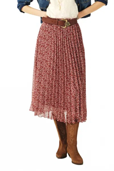 Ba&sh Kamy Skirt In Burgundy In Red