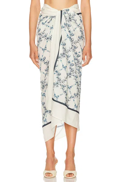Agua By Agua Bendita Lavanda Gloriosa Midi Pareo In Multi
