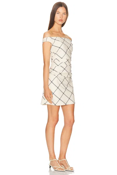 Simkhai Wells Off Shoulder Mini Dress In Multi