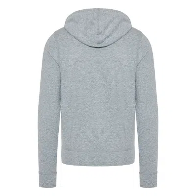 James Perse Zip-up Cotton Hoodie In Gray